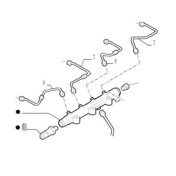 Kraftstoffdrucksensor - Einspritzleiste
