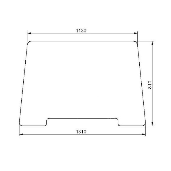 AKK2048 Szyba przednia