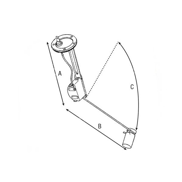 ELE4615 Czujnik poziomu paliwa