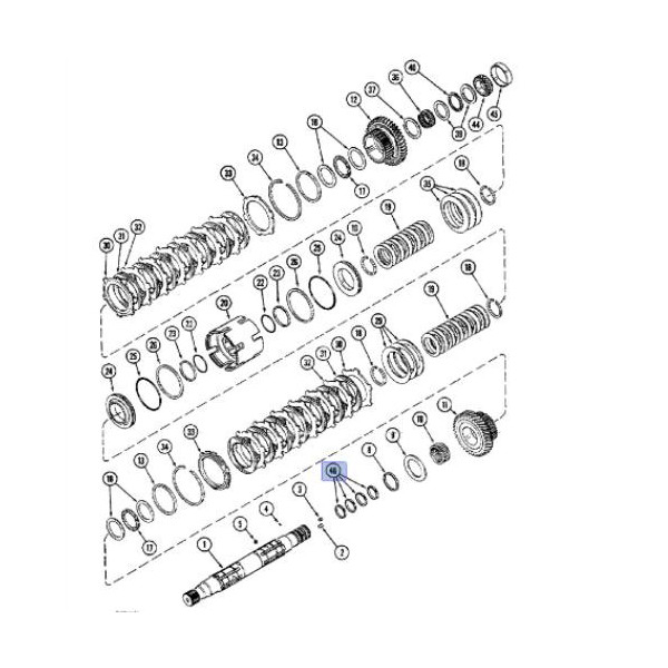 SKR7061 Pierścien wałka 1286024C1, 87773312, 1997897C1