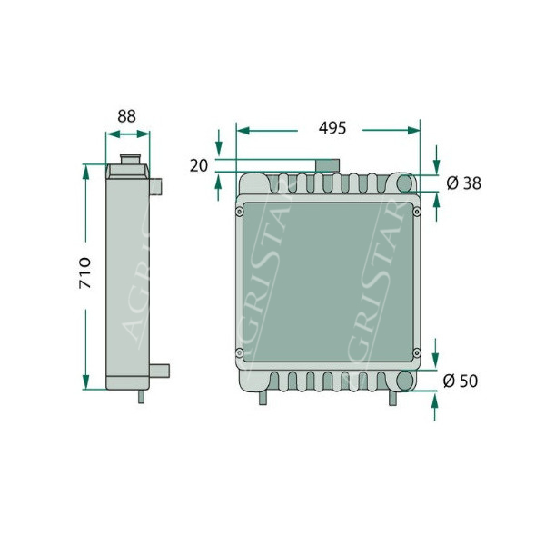 SUC1023 Chłodnica wody