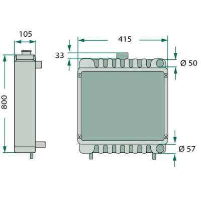 SUC1024 Chłodnica wody