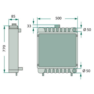SUC1025 Chłodnica wody