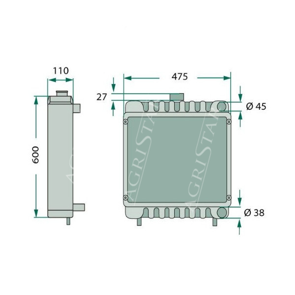 SUC1030 Chłodnica wody