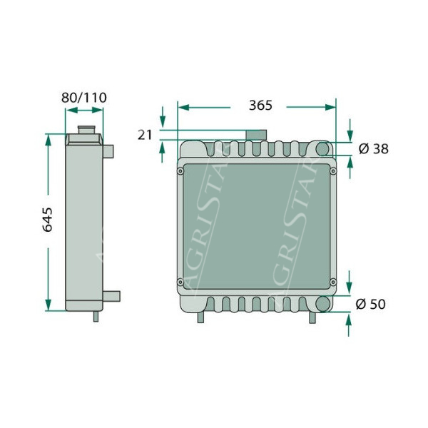 SUC1033 Chłodnica wody