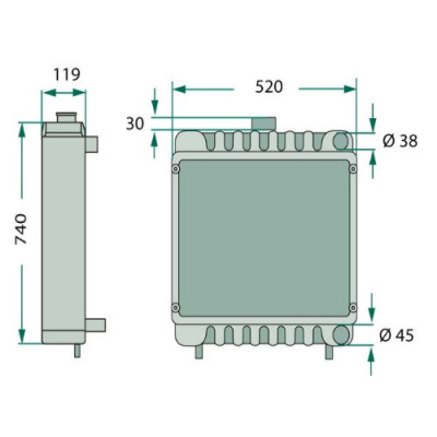 SUC1036 Chłodnica wody