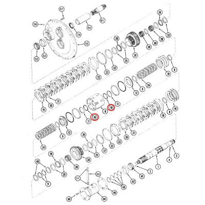 SKR2035 Oring skrzyni biegów