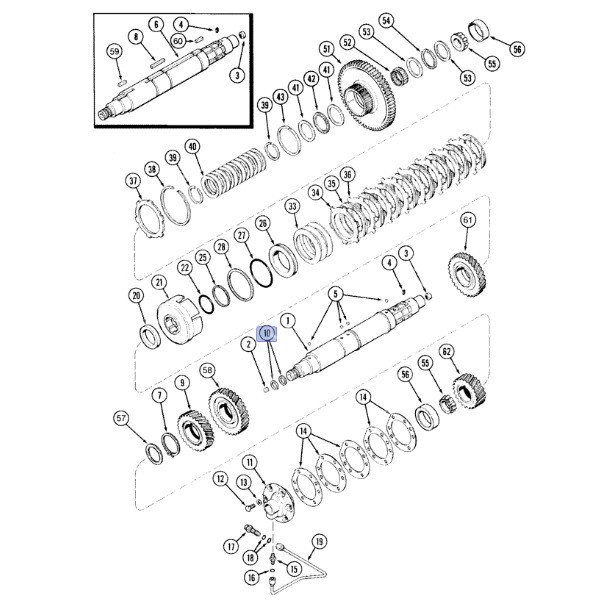 SKR2038 Pierścien uszczelniający wałka skrzyni 144242C3, 87773373, 148945C3, 148945C2
