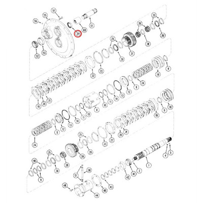 Uszczelniacz przystawki skrzyni CR18582 Case
Magnum 7110, 7120, 7130, 7140, 7150 Puma New Holland:
T7.170 T9.390 1997371C1