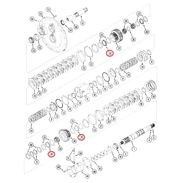 SKR7069 Łożysko oporowe skrzyni biegów