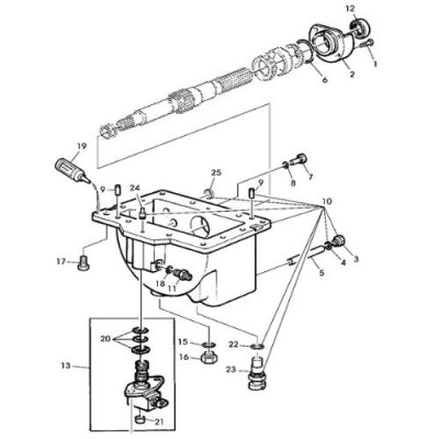 Uszczelniacz zewnętrzny wałka PTO John Deere 6100 6200 6300 6400 6600 6800 6900
7610 7810