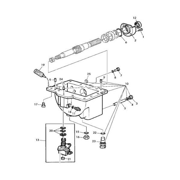 PON1706 Uszczelniacz zewnętrzny wałka PTO