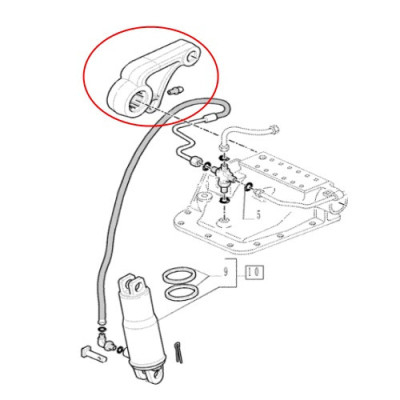 TRP7008 Ramię podnośnika prawe