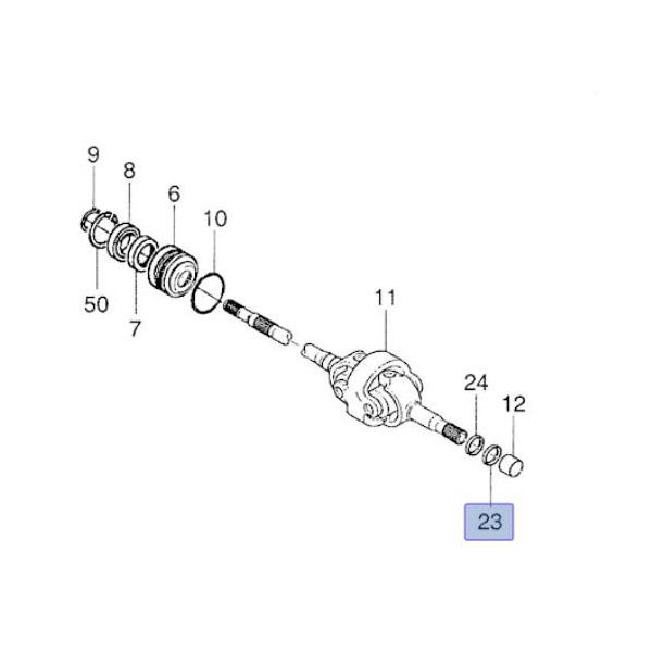 Uszczelniacz  półosi New Holland LM410 LM420 LM425A LM430 LM630 LM640
