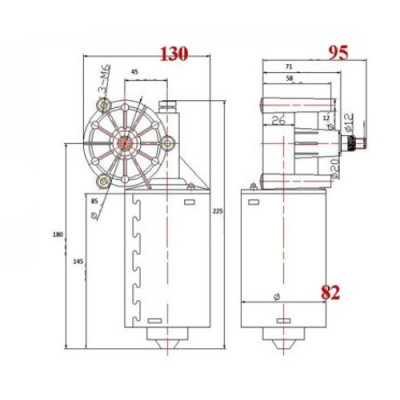 ELE9991 Silnik wycieraczek