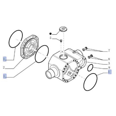 Oring dyferencjału ataku kapelusza manitou mlt mt new holland lm430 lm435 claas scorpion  John Deere 3215 3415 3220 3420