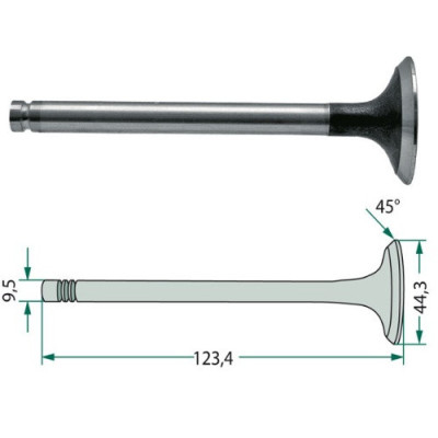 31431311 31431315 Zawór ssący Massey Ferguson 1014 1024 1114 1250 290 2620 2685 2645 3075 3095 3140 3630 3660 4225 4270 630 6160