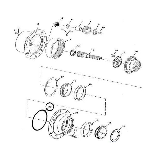 PON1722 Oring piasty