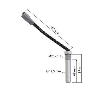 Czujnik obrotów wałka przekaźnika WOM Case MX80 MX90 MX100 MX110 MX120 MX135 220119A1