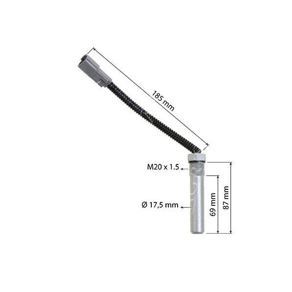 Czujnik magnetyczny obrotów wałka przekaźnika WOM Case MX80 MX90 MX100 MX110 MX120 MX135 220119A1