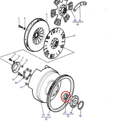 SPR7033 Uszczelniacz sprzęgła