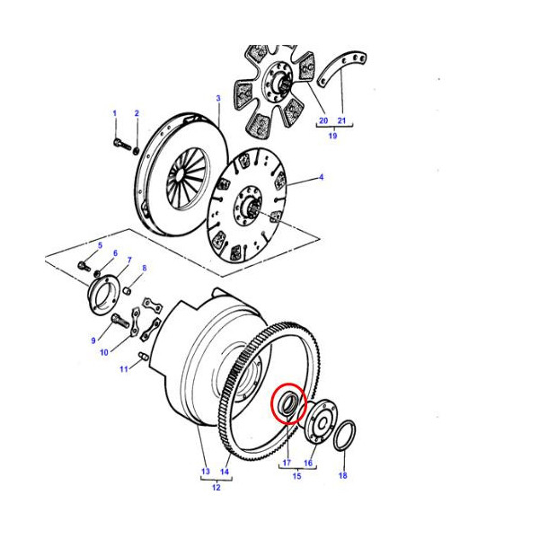 SPR7033 Uszczelniacz sprzęgła