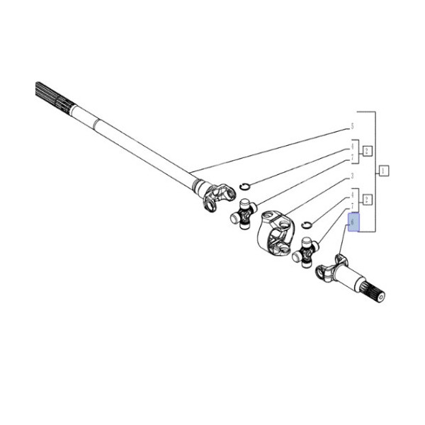 półoś krótka wałek napędowy widełki case Maxxum100, Maxxum110 115 120 125 130 Maxxum140 Puma115 125