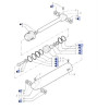 HYD2558 Zestaw uszczelnień siłownika ramienia koparkowego 63,5x135mm