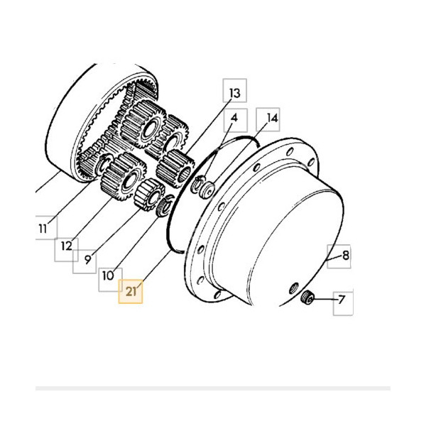 PON4894 Oring zwojnicy
