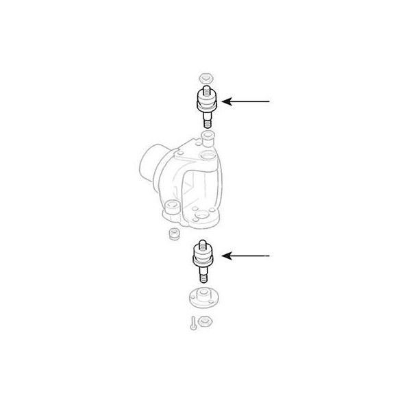 PON2862 Nakrętka górna sworznia zwrotnicy