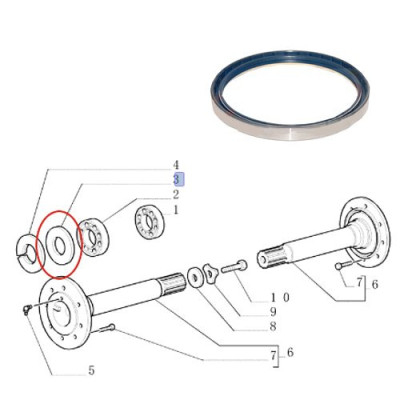 SKR2043 Uszczelniacz zwolnicy