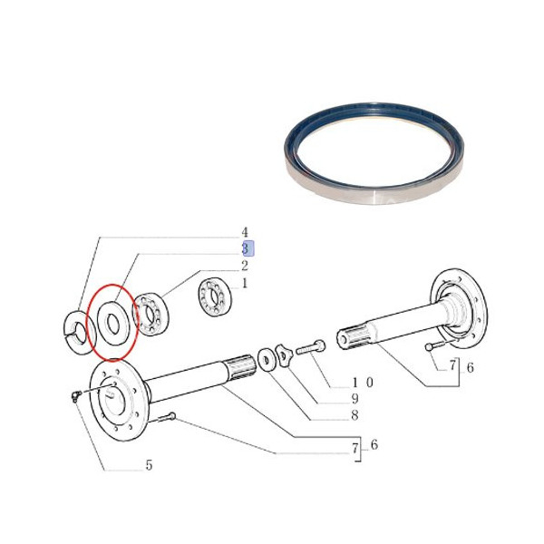 SKR2043 Uszczelniacz zwolnicy