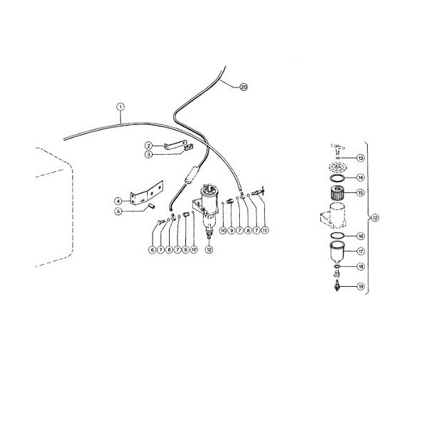FPA2024 Filtr paliwa