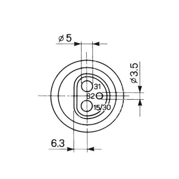 Wtyczka 3-biegunowa 1-40-171-022, 1533899C1 3713360M1, 3760032M1