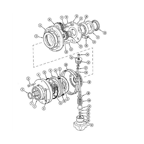 Oring tłoka półbiegów 70923600 238-5344 87778093 Case 1394 1494 1594 1212