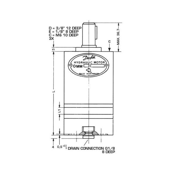 OMM20 151G0005 Silnik hydrauliczny kosy bocznej claas jhn deere massey ferguson Ziegler biso