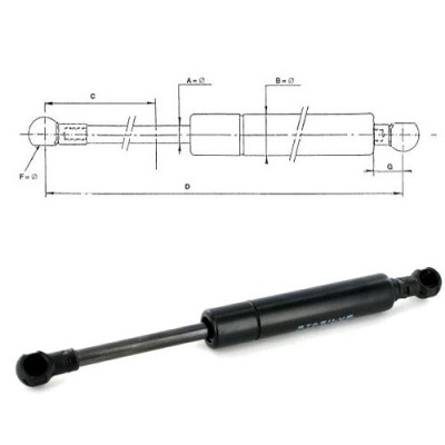 Siłownik pedału gazu Case CVX1170 CVX120, CVX130 CVX160, CVX170, CVX175, CVX195,   New Holland T7540, T7550 TVT135 Steyr CVT120